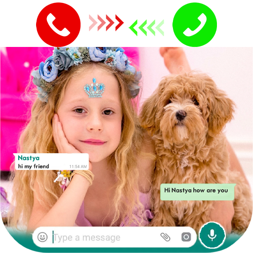 Like Nastya Video Call and Chat Simulator Free App