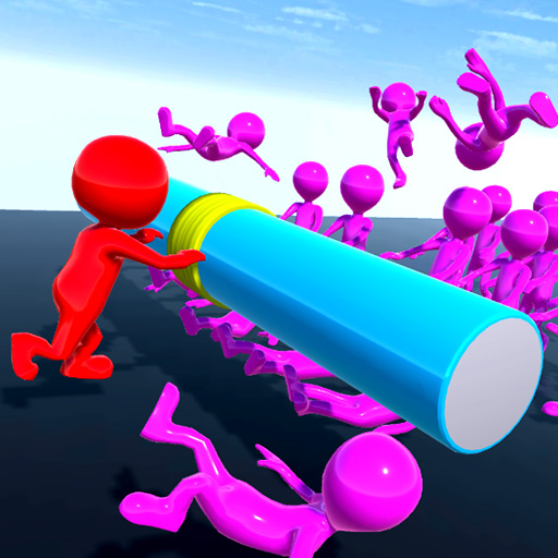 Push the Crazy Crowd - Stickman Clash 3D Rush