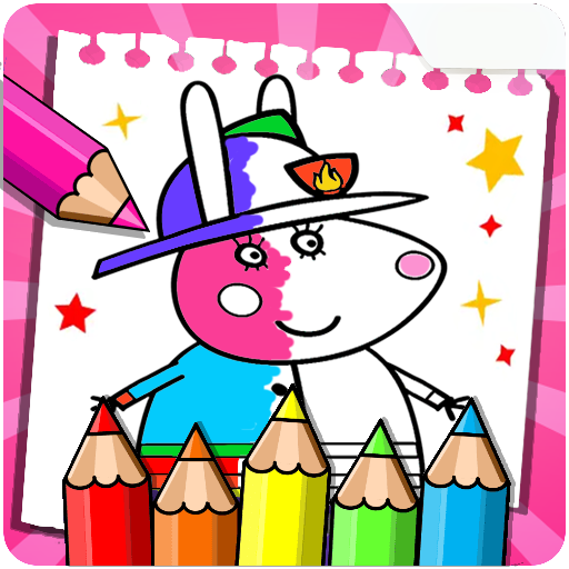 peppo piglet coloring cartoon 