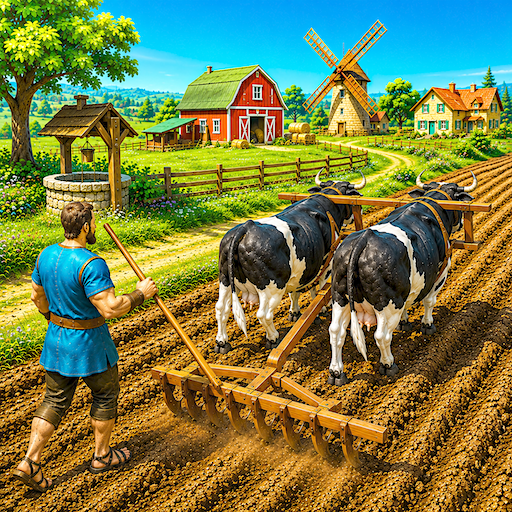 Farming Games: Tractor Game 3D