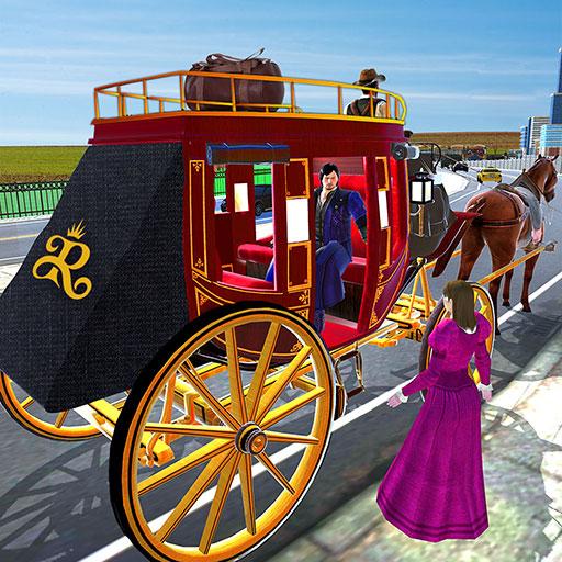 Horse Carriage Transporter: Cart Riding Simulator