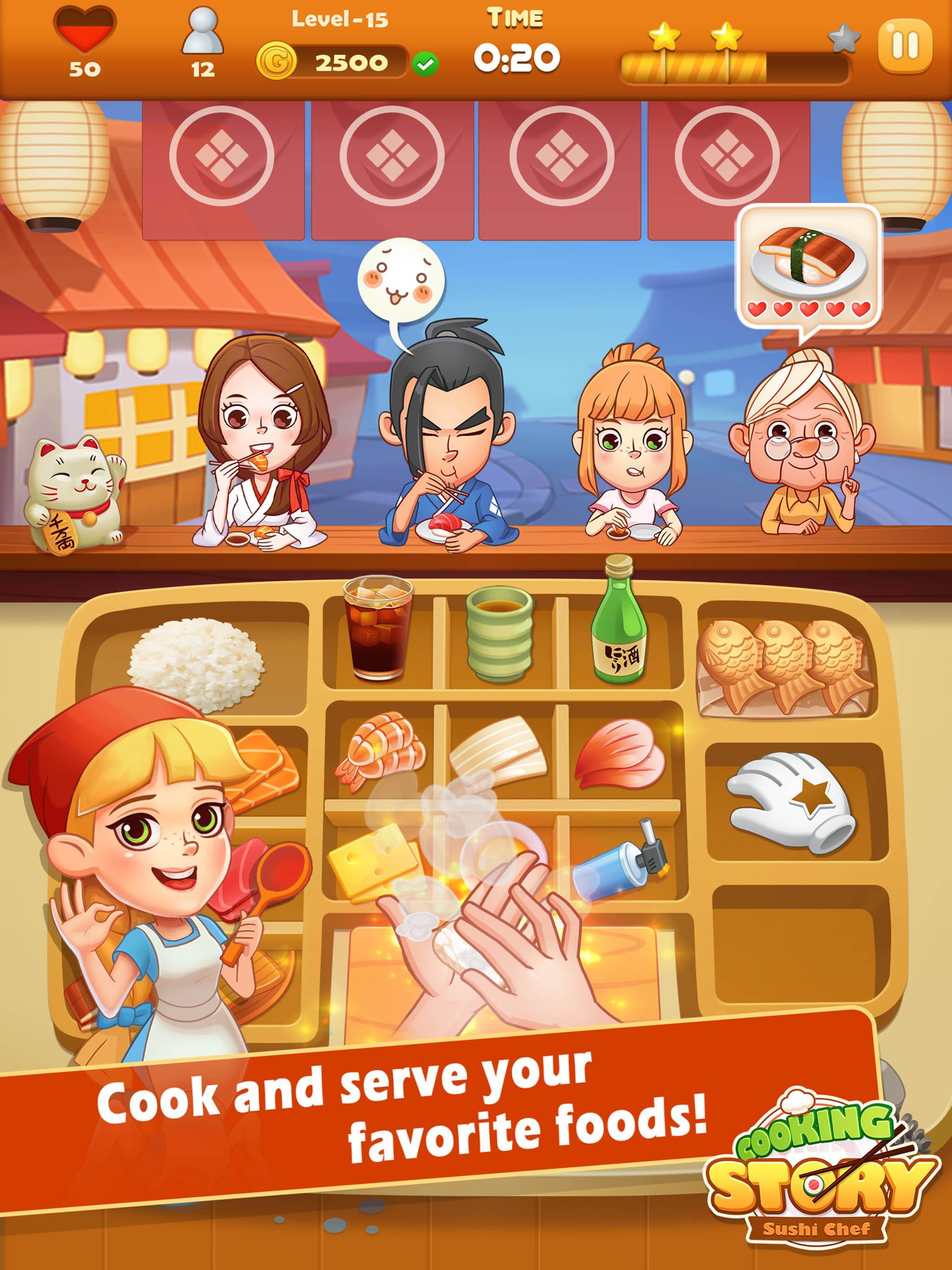 Скачать Sushi Master - Cooking story на ПК | Официальный представитель  GameLoop