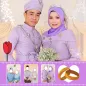 Hijab Couple Wedding Fashion S