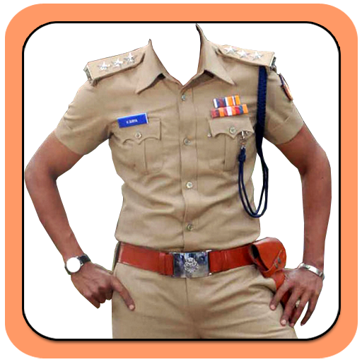 Men Police Uniform Photo Suit