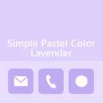 Simple Pastel Color (Lavender)