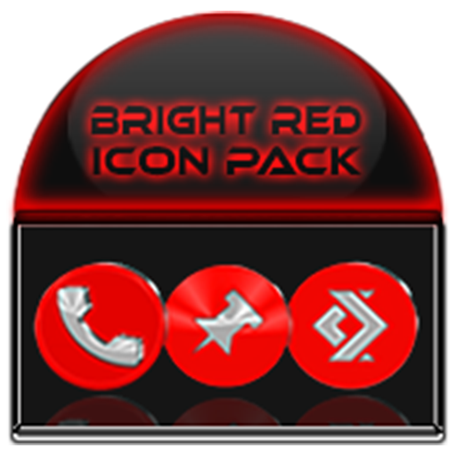 Bright Red Icon Pack