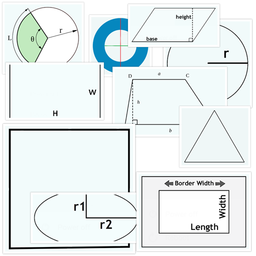 Area Calculator for all Shapes