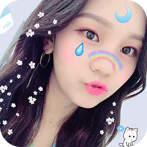 Live Face Sticker Sweet Camera