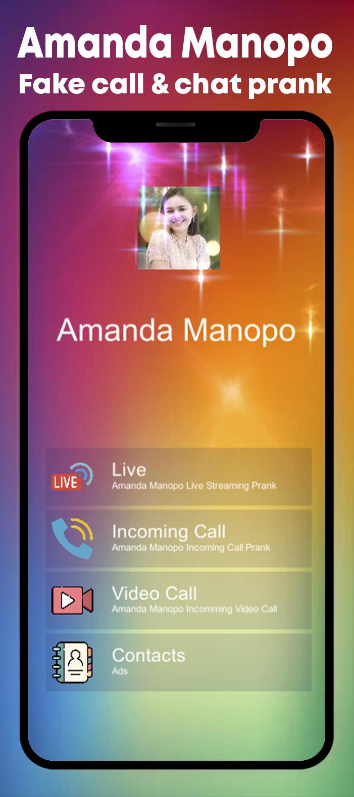 Download Amanda Manopo Fake Call android on PC