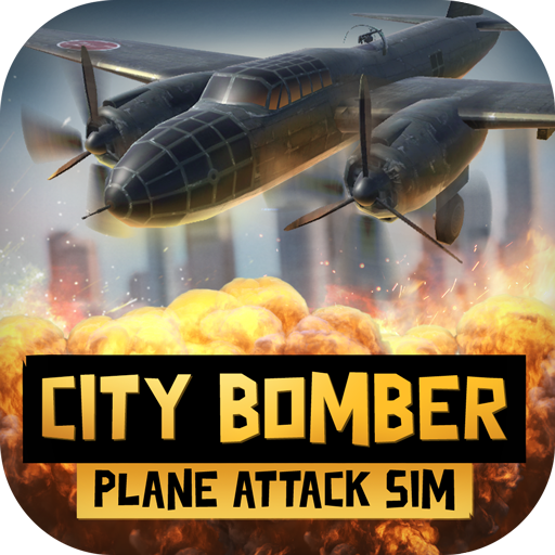 City Bomber Plane Attack Sim 2