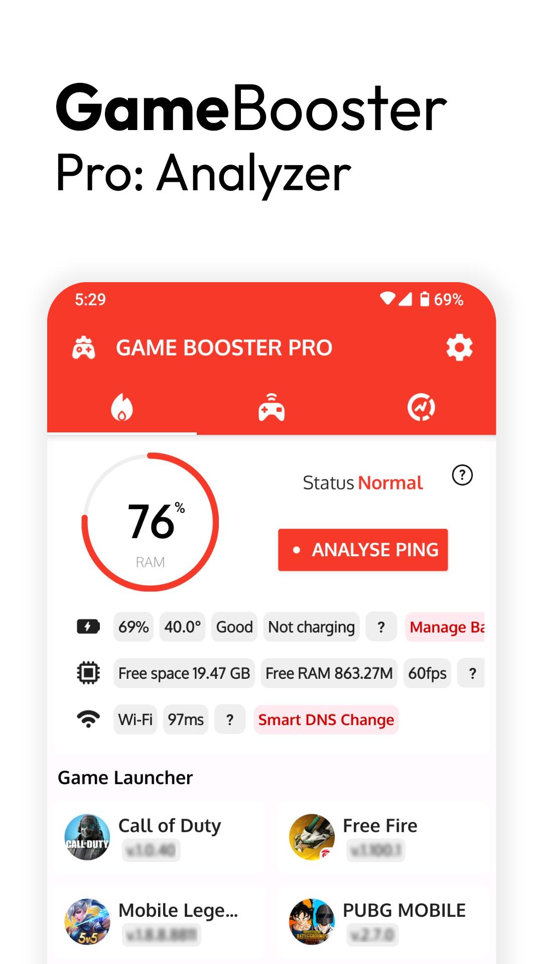 Скачать Game Booster Pro: Turbo Mode на ПК | Официальный представитель  GameLoop