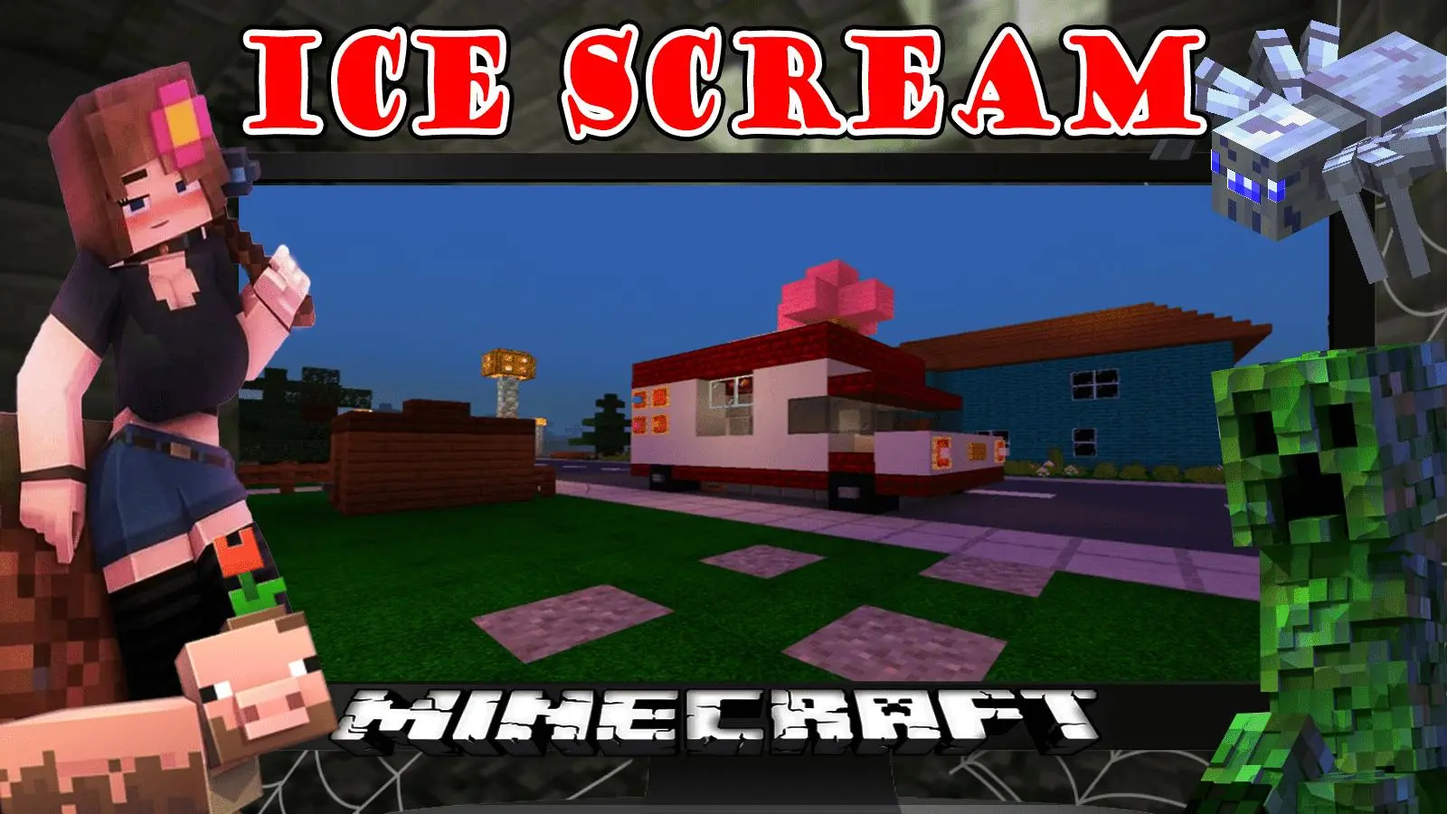 Download Ice Scream 8 Minecraft Mods android on PC