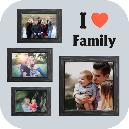 家族写真編集者-額縁