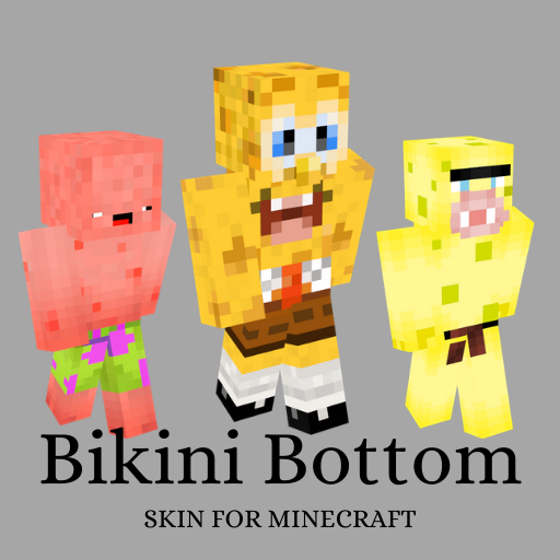 Skin Bikini Bottom and Maps fo