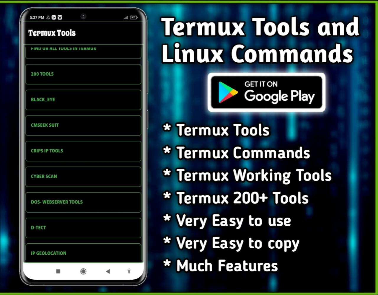 Скачать Termux Tools & Linux Commands на ПК | Официальный представитель  GameLoop