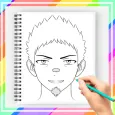 How to Draw Anime Man's Face