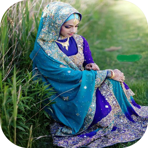 gaun pengantin hijab