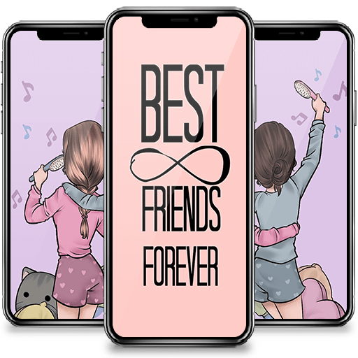 15 Cute Best Friends Forever Wallpapers  Simple Bff Wallpaper  Idea  Wallpapers  iPhone WallpapersColor Schemes
