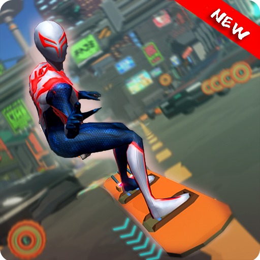 Spider Hero Skating