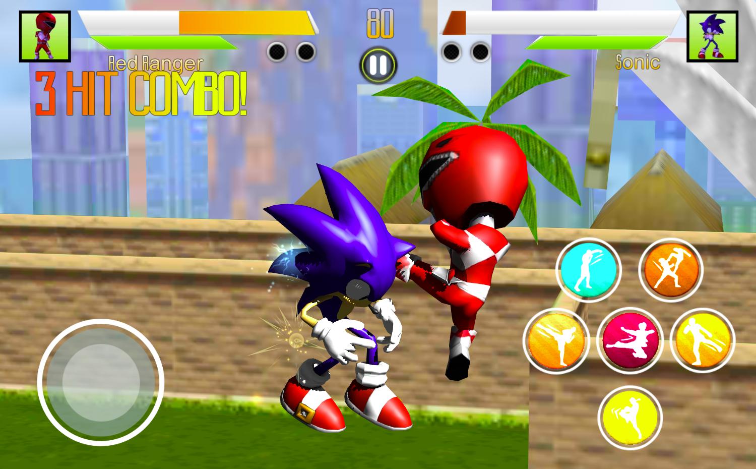 Скачать Power Red Rangers Vs Sonic Fighter на ПК | Официальный  представитель GameLoop