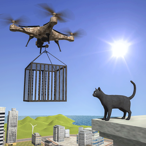 Resgate de animais em drone