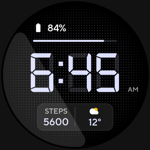 Awf Digital 1: Watch face