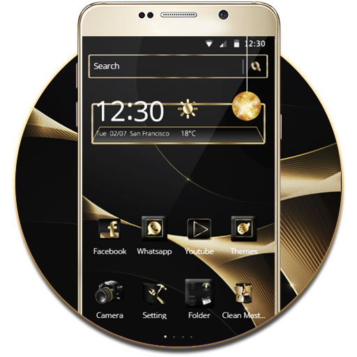 Gold Black Launcher