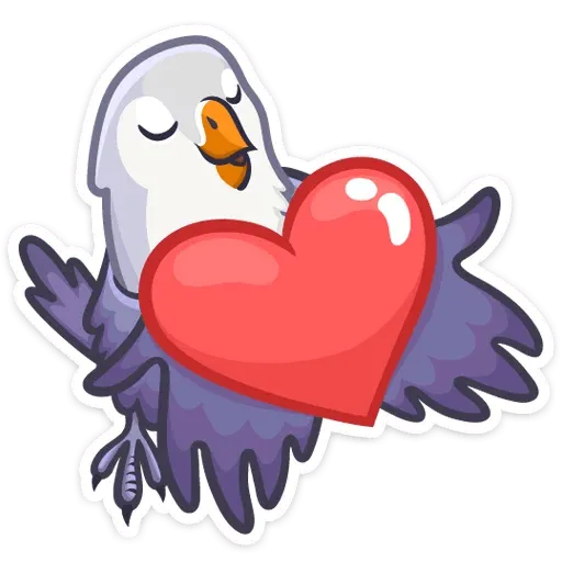 Cute Bird Stickers WAStickers