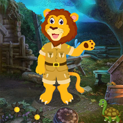 Funny Lion Rescue Best Escape Game-395