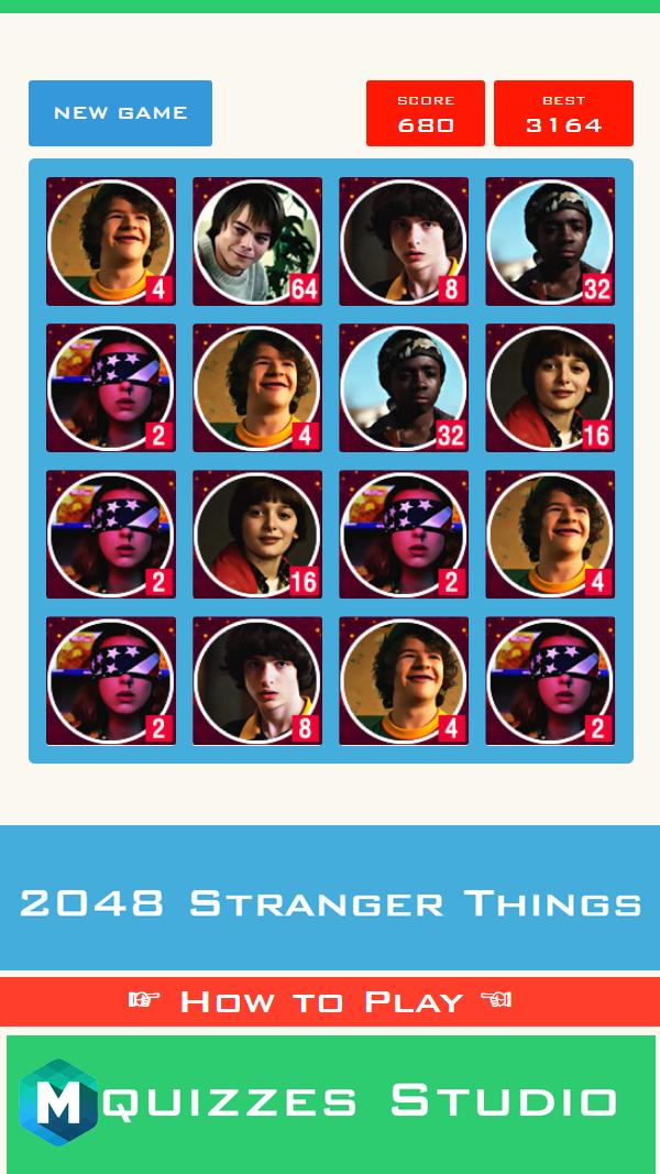 Download 2048 Stranger Things Special Edition Game android on PC