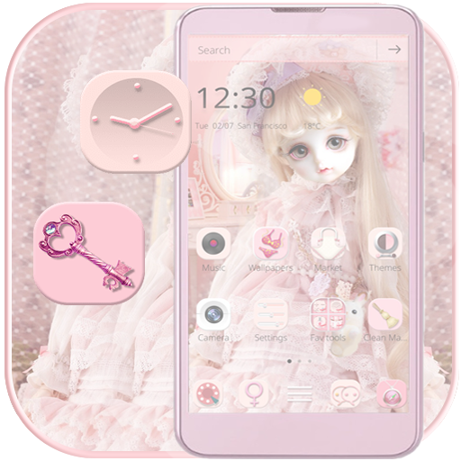 Cute Girl Theme Pink