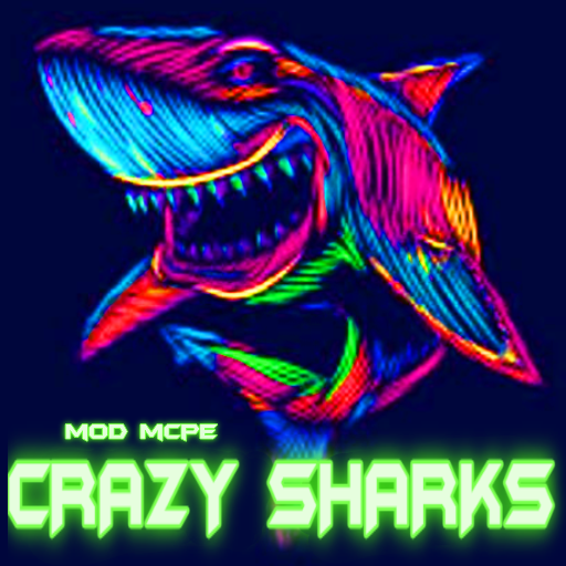 Mod mcpe Crazy Sharks