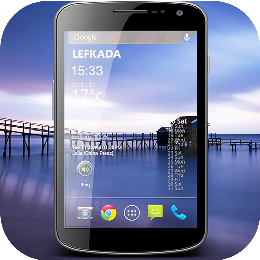 Transparent screen wallpaper