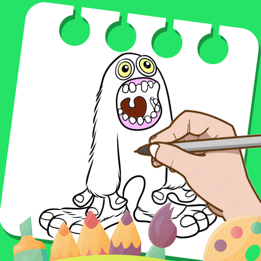 Mammott Monsters coloring book