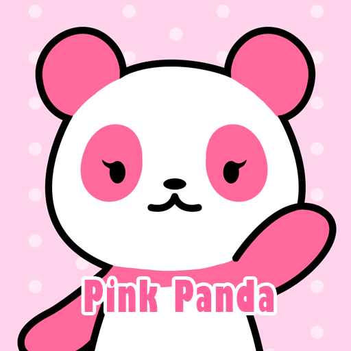 Cute Wallpaper Pink Panda Tema