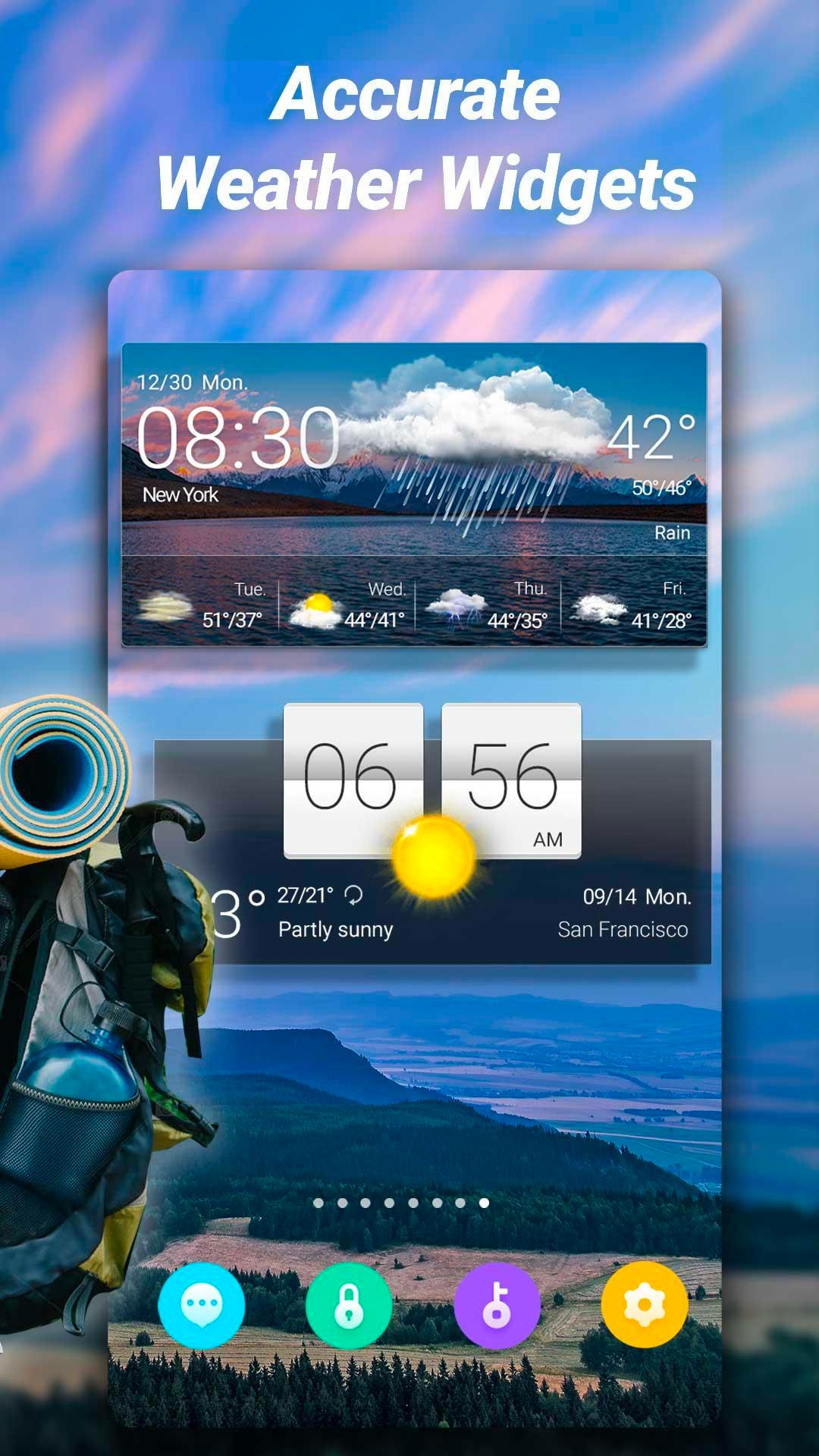 Download Local Weather Forecast Widgets android on PC