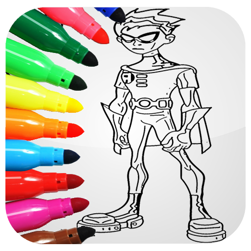 Teen Titans Fans go Coloring b