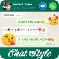 Chat Style for WhatsApp- Fonts