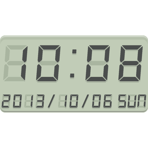 LED clock widget M-Me Clock