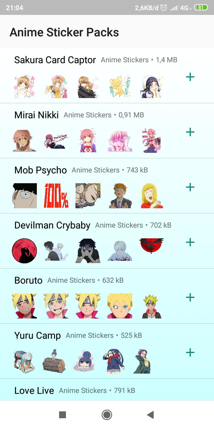 Скачать New Anime Stickers ! WAStickerApps for Whatsapp на ПК | Официальный  представитель GameLoop