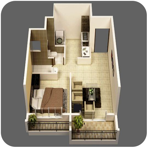3D Малый дизайн дома