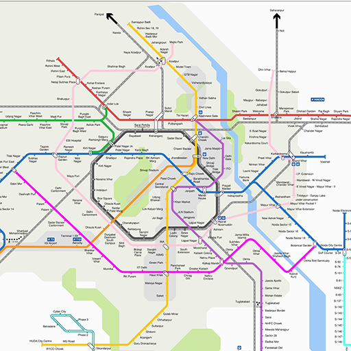 Delhi Metro Map