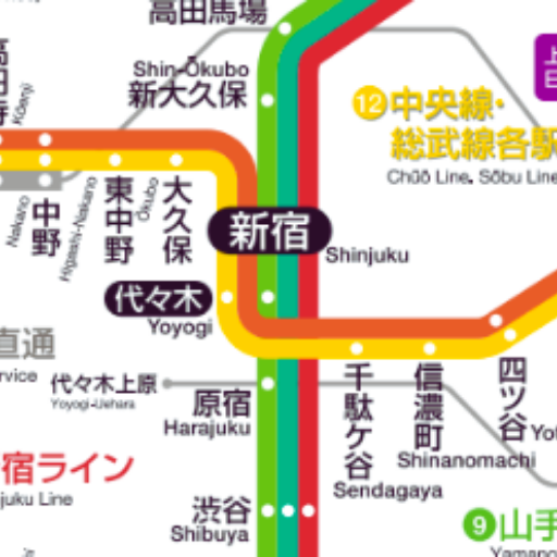 東京メトロ路線図 2024