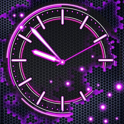 Clock Black Style