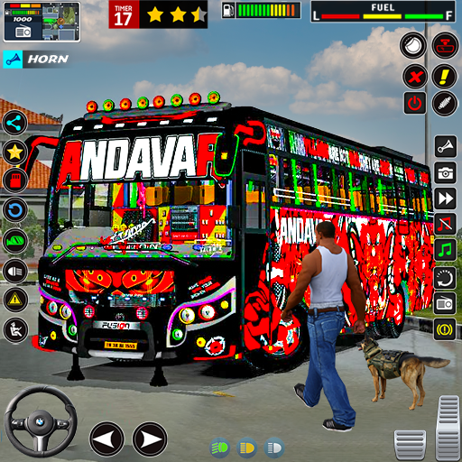 US Game pelatih mengemudi bus
