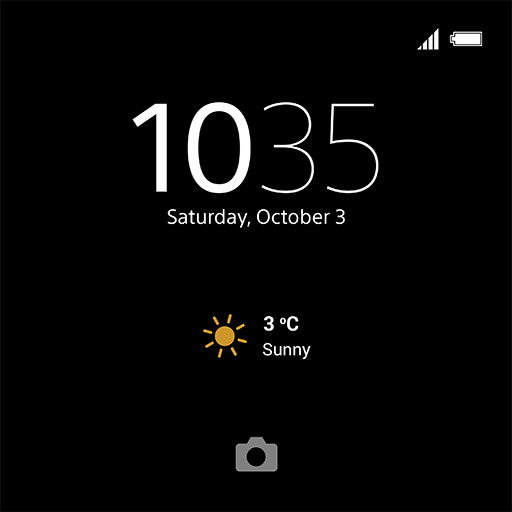 Xperia™ Theme: Black