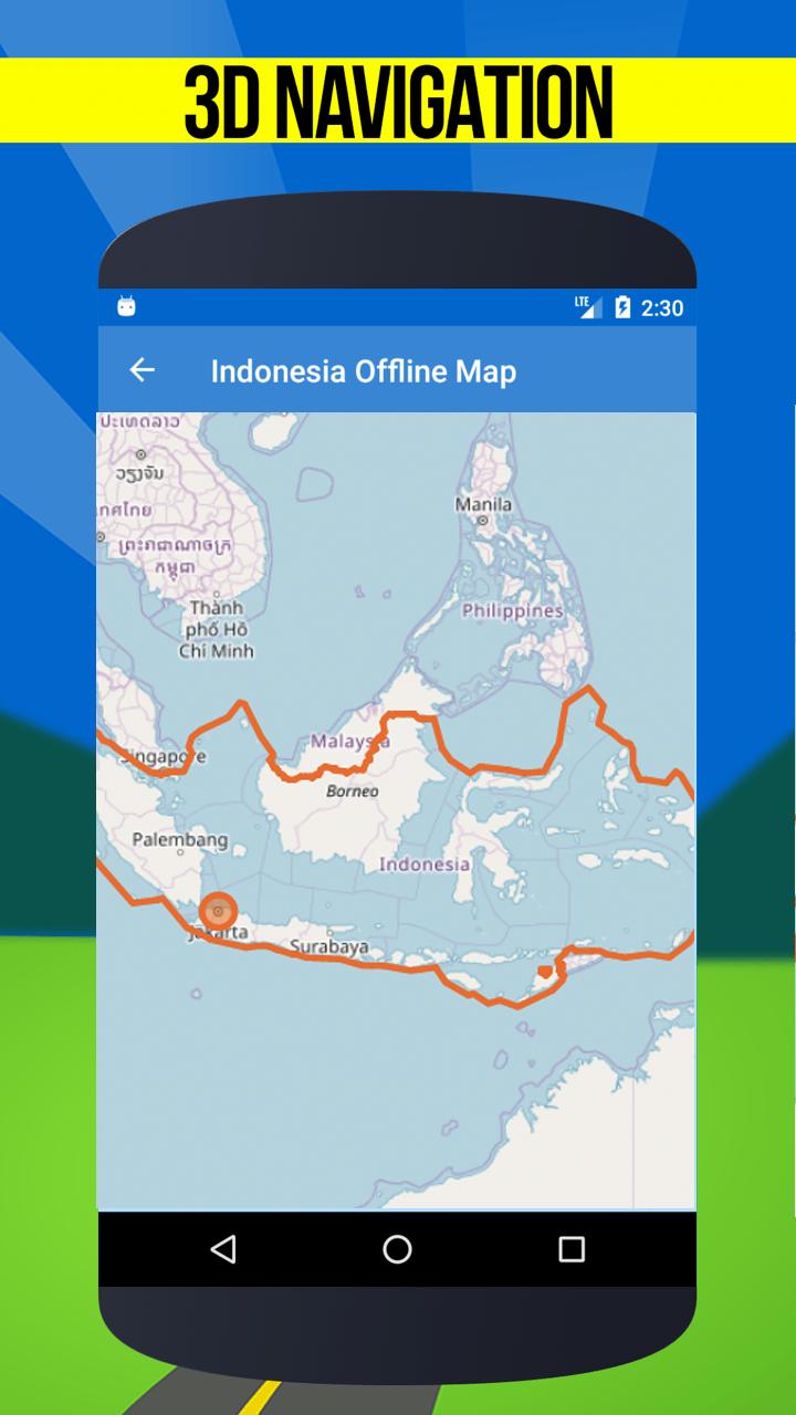 Baixe 🌏 GPS Maps of Indonesia: Offline Map no PC | Oficial GameLoop