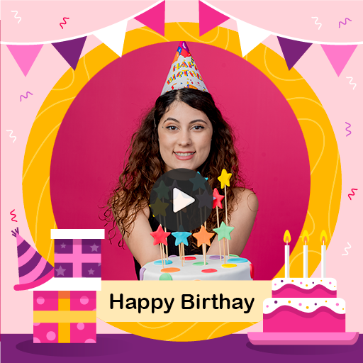 Happy birthday video maker