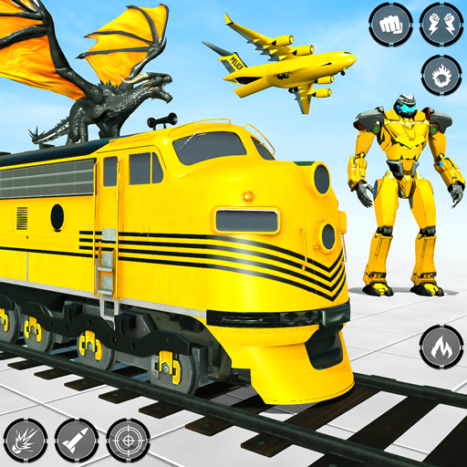 Train Robot Car Transform Game