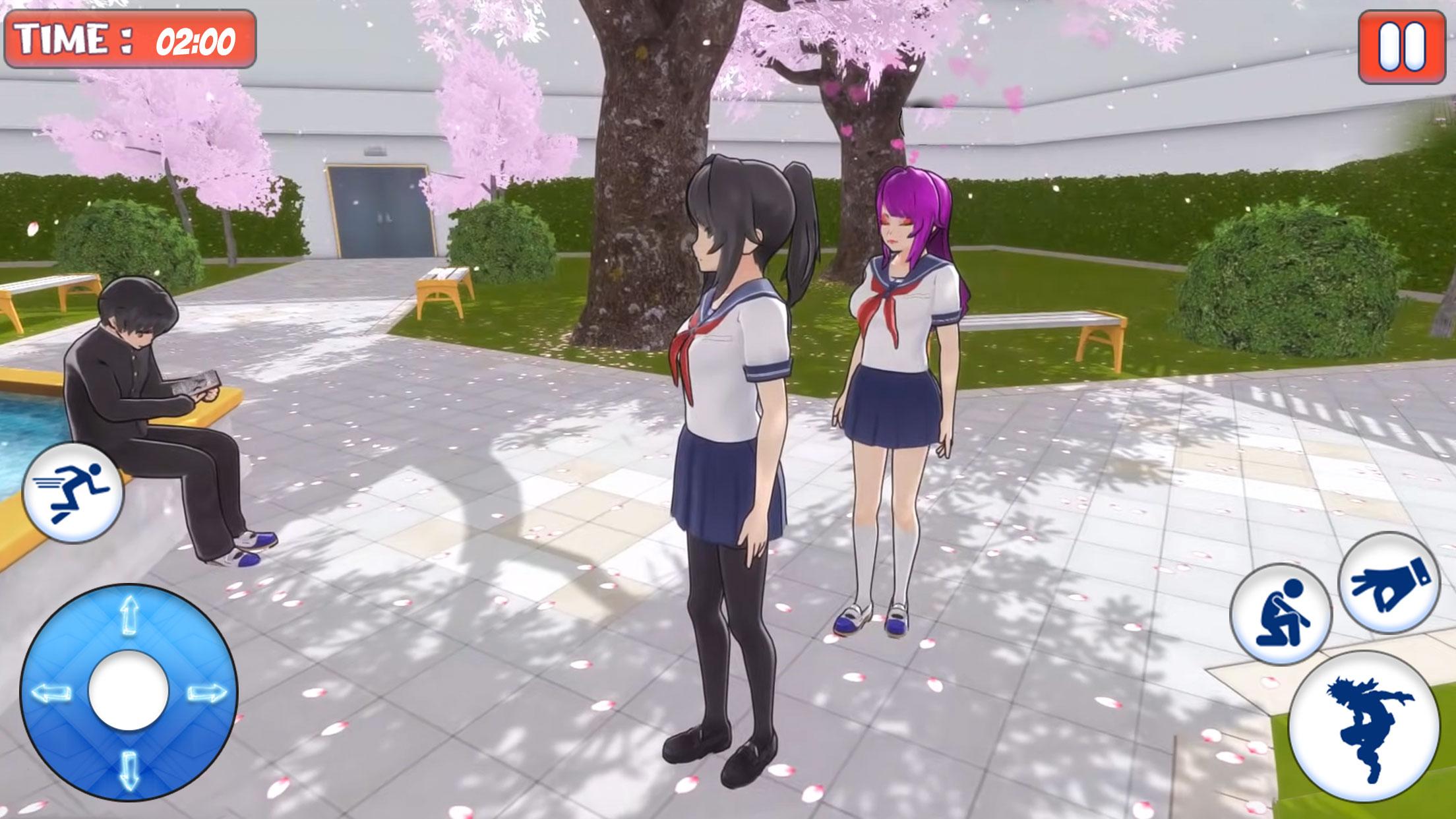 Download Sakura Anime Girl Fun Life 3D android on PC